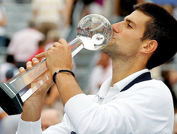 Novak Djokovic tênis Montreal final troféu (Foto: Getty Images)