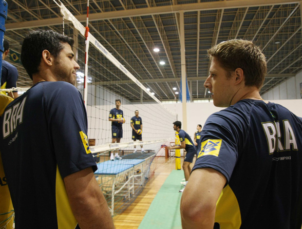 dante murilo vôlei seleção brasileira (Foto: Alexandre Arruda/CBV)