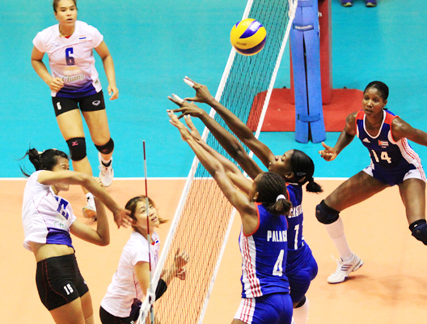 Tailândia e Cuba pelo Grand Prix de Volei (Foto: Divulgação/FIVB)