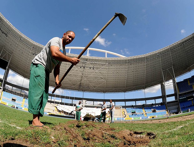 Engenhão passa por reforma (Foto: André Durão / Globoesporte.com)