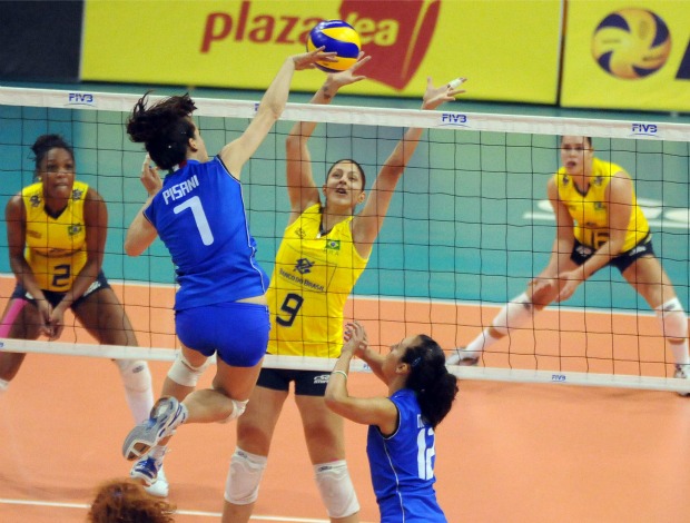 Brasil x Itália - Mundial Juvenil Vôlei Feminino (Foto: Divulgação / FIVB)