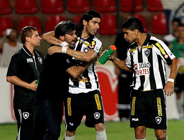 loco abreu gol botafogo x cruzeiro (Foto: Agência Estado)