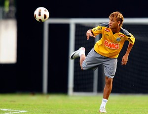 neymar treino santos (Foto: Marcos Ribolli/ GLOBOESPORTE.COM)