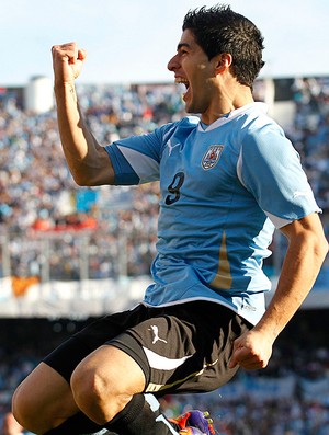 luis suarez uruguai gol paraguai final copa américa (Foto: Agência Reuters)