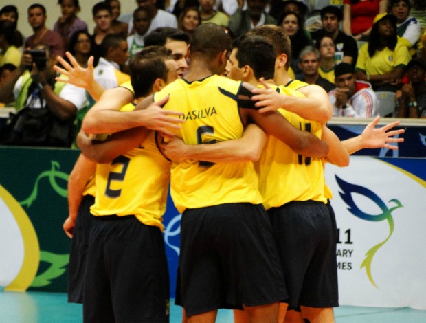 Jogos militares vôlei Brasil x China final  (Foto: Helena Rebello / Globoesporte.com)