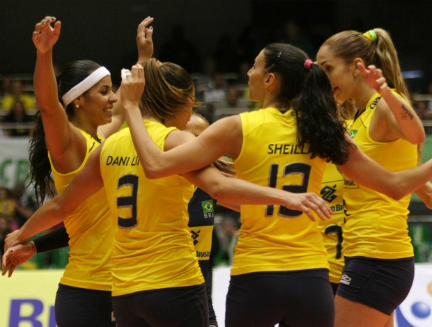 Vôlei Brasil x Itália Copa Internacional  (Foto: Alexandre Arruda/CBV)