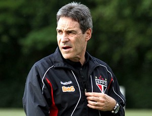 Paulo Cesar Carpegiani no treino do São Paulo (Foto: João Neto / VIPCOMM)