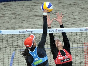 vôlei de praia Juliana estreia Noruega Circuito Mundial (Foto: Getty Images)