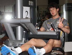 treino físico seleção brasileira pato (Foto: Rafael Ribeiro / CBF)