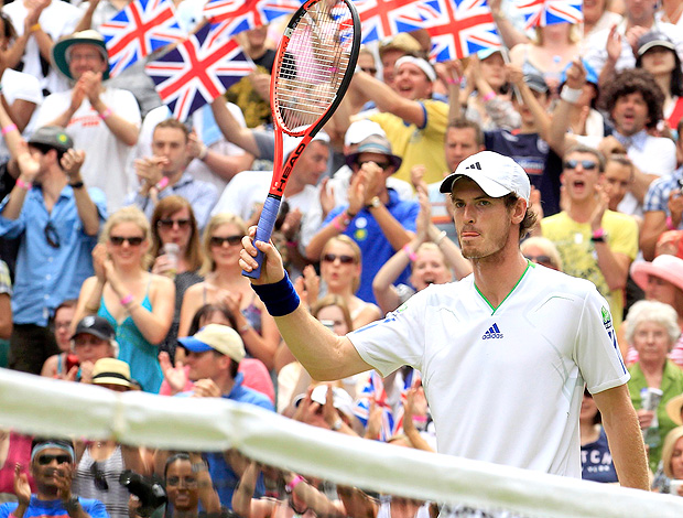 Andy Murray tênis Wimbledon oitavas  (Foto: Reuters)