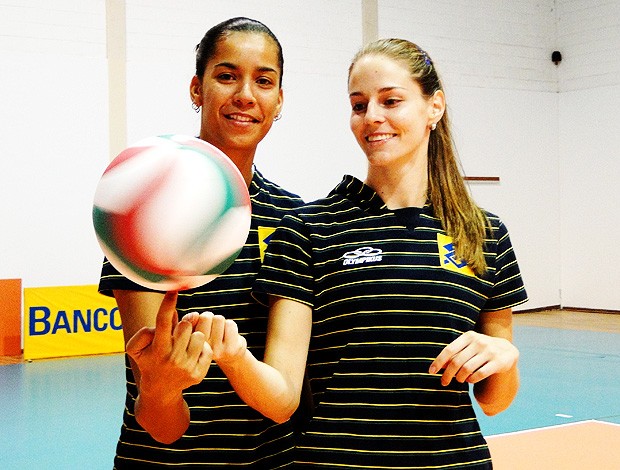   vôlei seleção brasileira Juliana Nogueira  Suelle (Foto: Helena Rebello/Globoesporte.com)