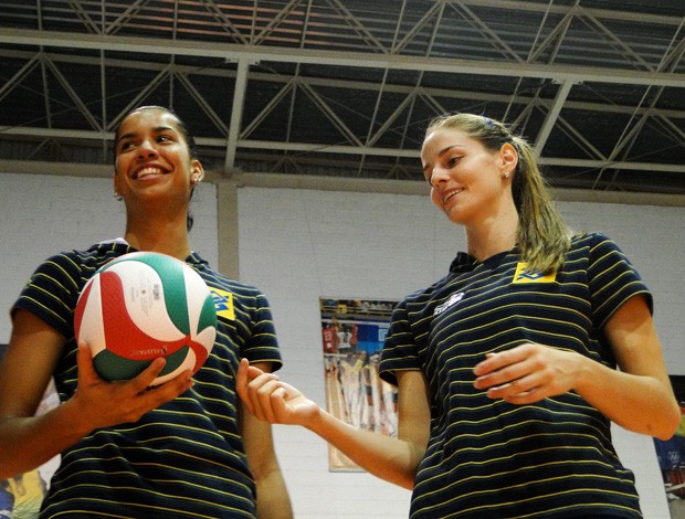   vôlei seleção brasileira Juliana Nogueira  Suelle (Foto: Helena Rebello/Globoesporte.com)