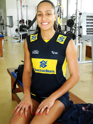 vôlei Ivna brasil seleção de novos (Foto: Helena Rebello / Globoesporte.com)