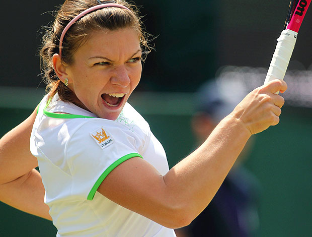 Simona Halep tênis Wimbledon 2r (Foto: EFE)