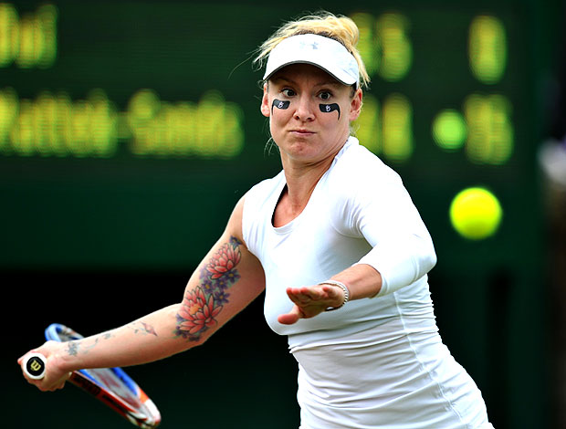 Bethanie Mattek-Sands tênis Wimbledon 1r (Foto: AFP)