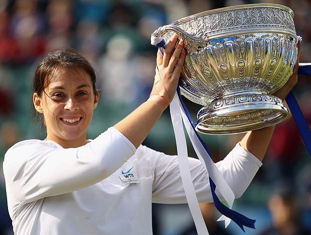 Marion Bartoli tênis Eastboure final troféu (Foto: agência Getty Images)