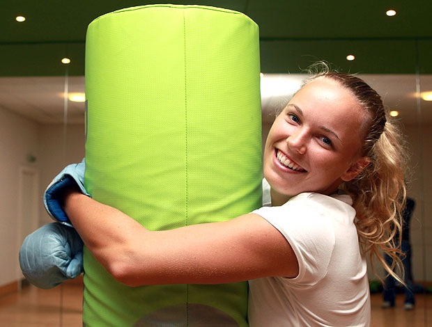 Caroline Wozniacki tênis boxe Londres (Foto: Getty Images)
