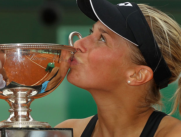 Andrea Hlavackova tênis duplas Roland Garros final troféu (Foto: Getty Images)