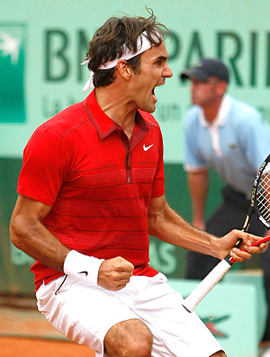 Roger Federer tênis Roland Garros semi (Foto: AP)