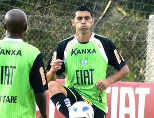 Anderson no treino do América-MG (Foto: Lucas Catta Prêta / GLOBOESPORTE.COM)