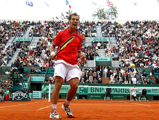 Richard Gasquet tênis Roland Garros 3r Bellucci (Foto: Getty Images)