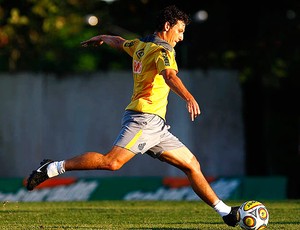 Elano no treino do Santos (Foto: Ricardo Saibun / Site Oficial do Santos)