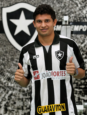 elkeson botafogo apresentação (Foto: Satiro Sodré/Divulgação AGIF)