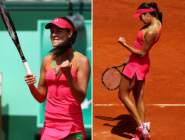 Ana Ivanovic tênis Roland Garros 1r (Foto: Getty Images)