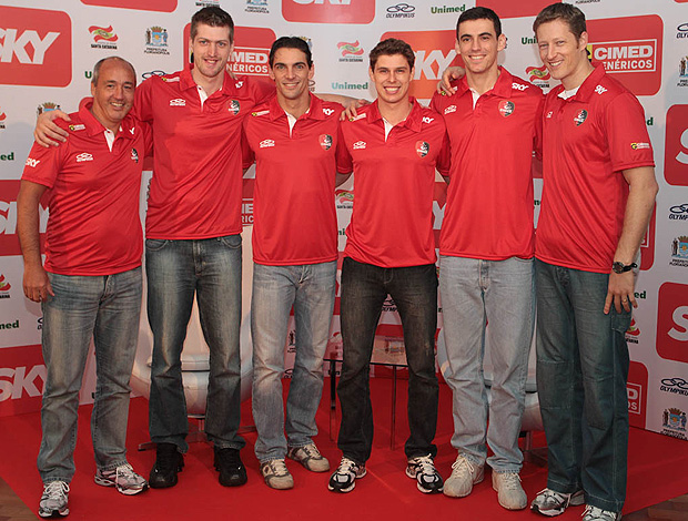 vôlei cimed giba gustavo  murilo bruninho (Foto: Vipcomm)