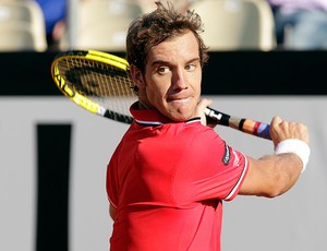 Richard Gasquet na partida de tênis em Roma (Foto: AP)