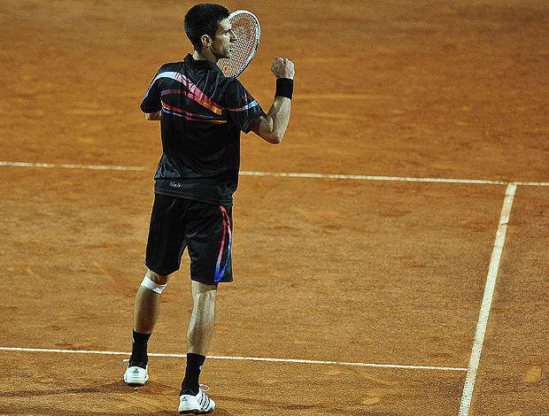 Novak Djokovic tênis Roma oitavas (Foto: AFP)