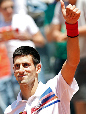 tênis djokovic master 1000 de roma (Foto: agência Reuters)