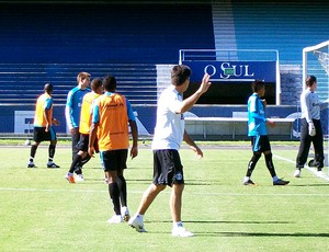 Renato Gaúcho rachão Grêmio (Foto: Eduardo Cecconi / Globoesporte.com)